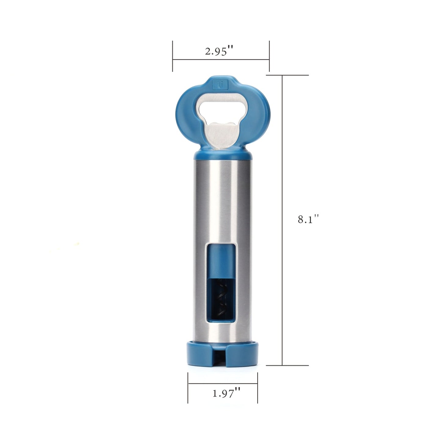 3 In 1 Wine Corkscrew Opener Beer Bottle Opener With Magnetic Cap Catcher