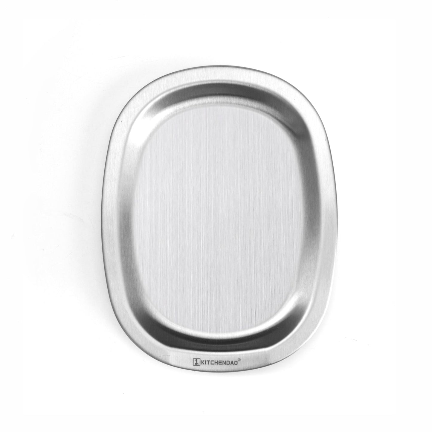 Stainless Steel Spoon Rest With Silicone Anti-slip Pad For Kitchen