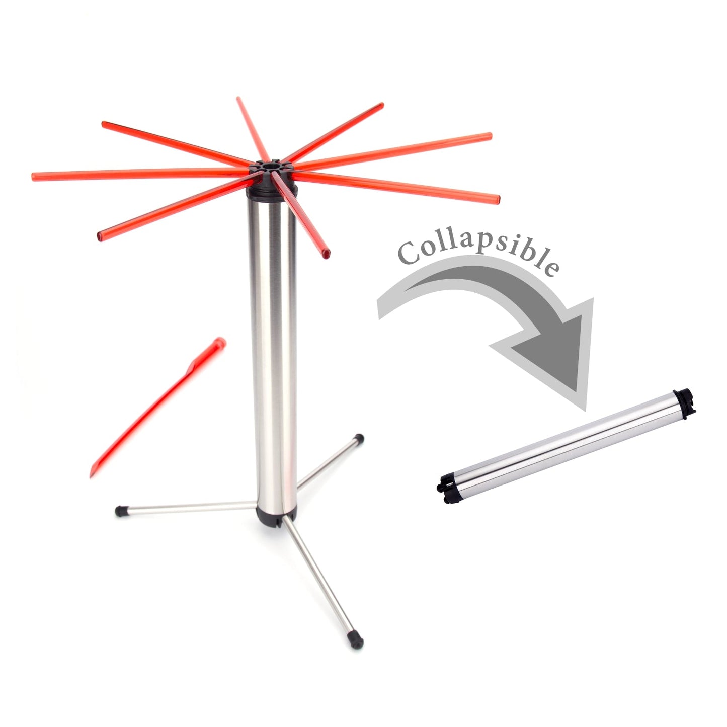 Collapsible Pasta Drying Rack For Easy Storage Pasta Rack