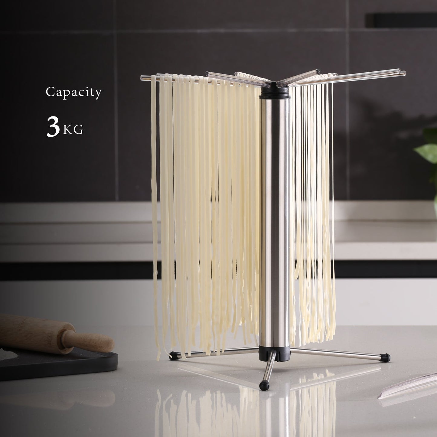Collapsible Pasta Drying Rack For Easy Storage Pasta Rack