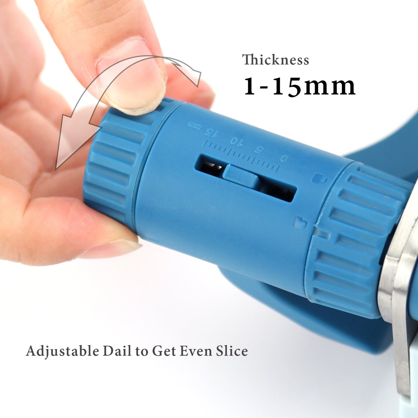 Multipurpose Cheese And Food Slicer With Adjustable Thickness Dial