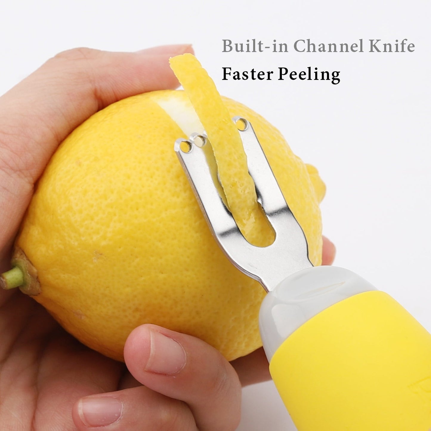 Citrus Zester Tool With Specially Designed Channel Knife Citrus Peeler