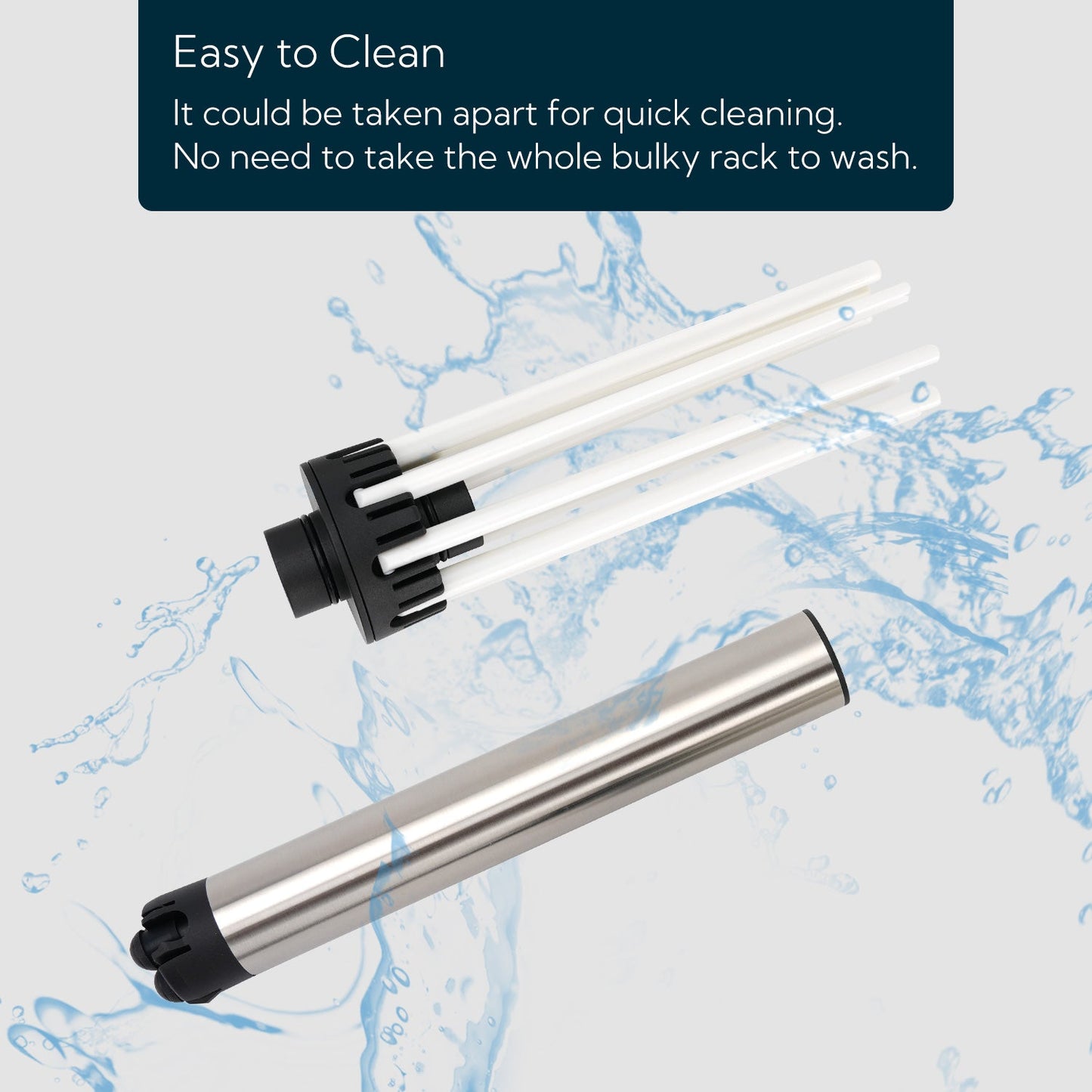 KITCHENDAO Collapsible Pasta Drying Rack, Easy Storage, Quick Set up