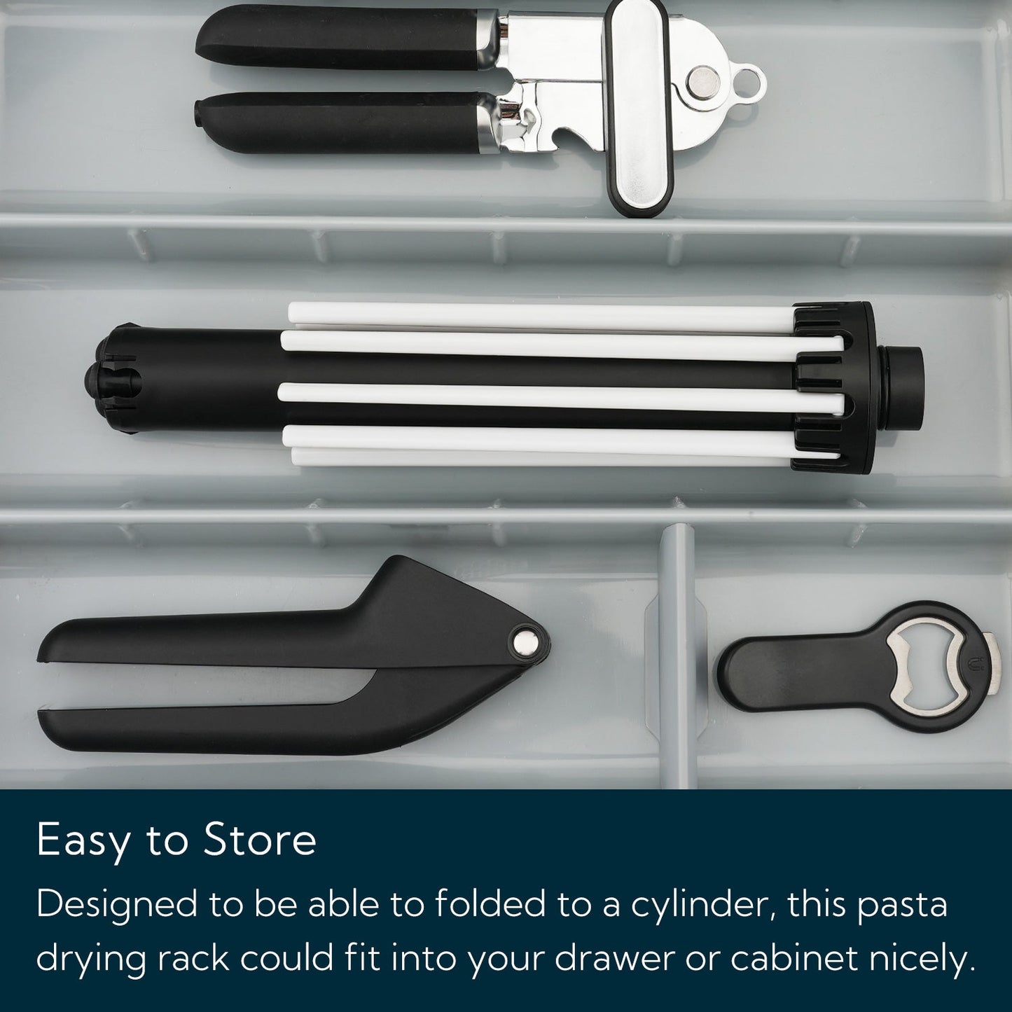 Collapsible Pasta Drying Rack, Compact for Easy Storage, Quick Set up, Foldable Pasta Dryer Rack Spaghetti Noodle Hanger, Detachable for Easy Cleaning, Rotatable Arms, Hold up to 5 lbs