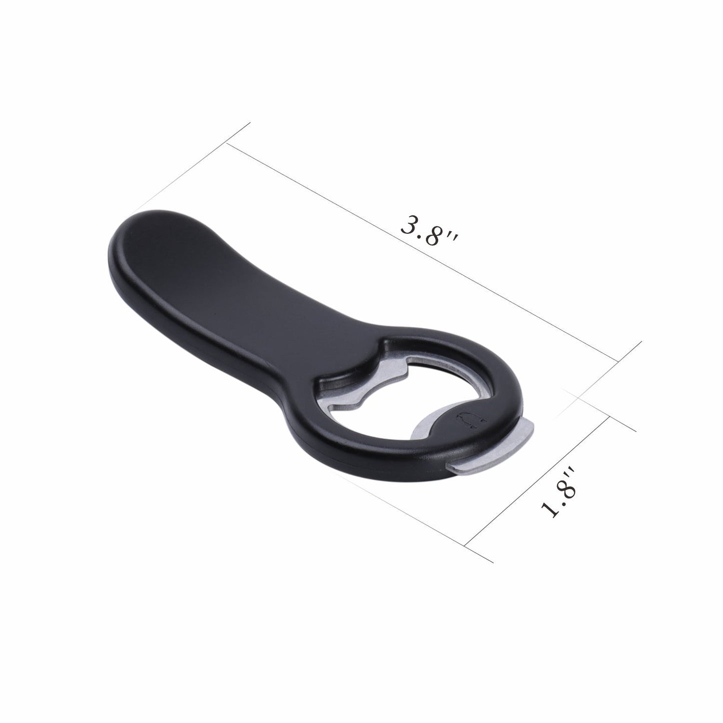 KITCHENDAO 2 in 1 Magnetic Beer Bottle Opener for Fridge and RV with Cap Catcher - Pop Can Soda Can Opener, Stick to Refrigerator for Easy Storage with Magnet, Gift for Men Husband Father